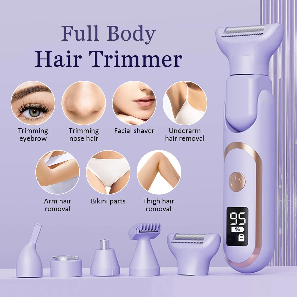 Rechargeable 5-in-1 Women's Shaver