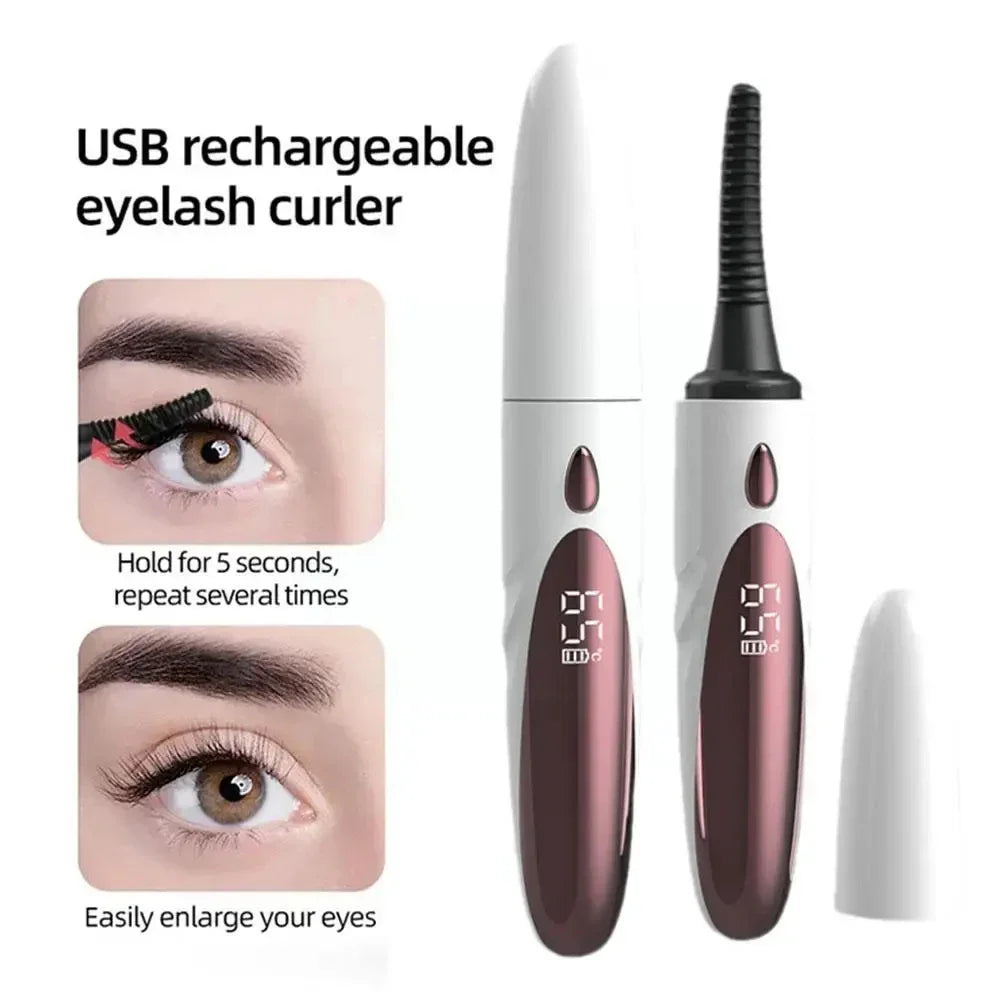 Instant Lash Lift & Definition Heated Eyelash Curler – USB Rechargeable