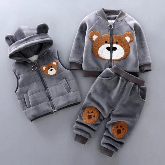 Warm & Cozy 3-Piece Baby Fleece Set